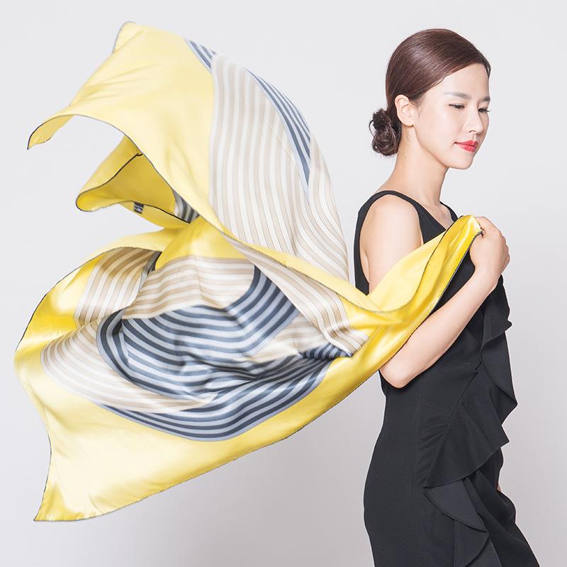 Hodvábny šál Neck Design Silk Scarf