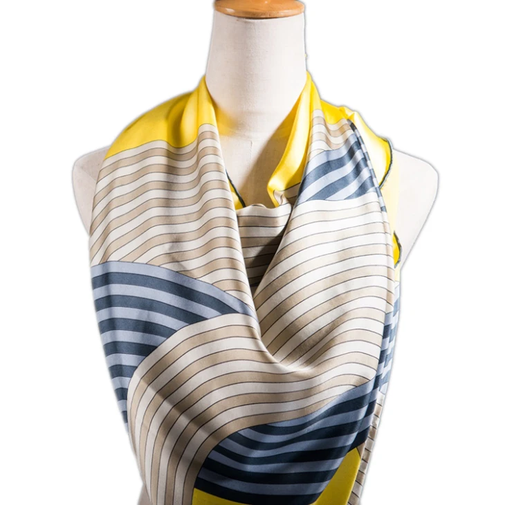 Factory Printing Silk Satin Scarf