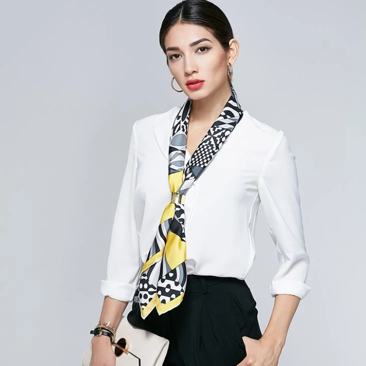 Hodvábny šál Leopard Print