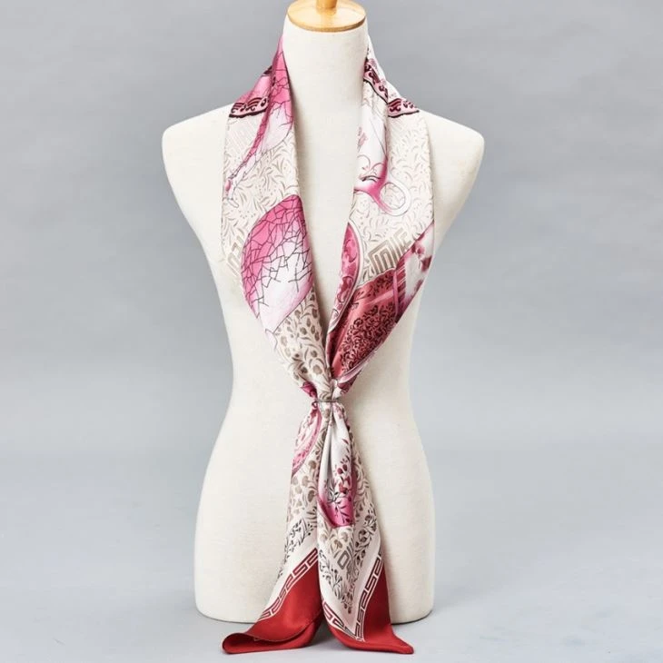 Lightweight Satin Silk Head Scarf